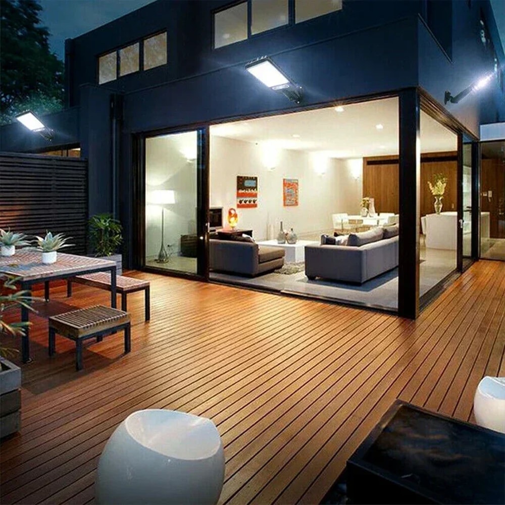 Solar LED Light Outdoor Wall Lamp Waterproof PIR Motion Sensor Garden Night Lamp Porch Courtyard Li 0