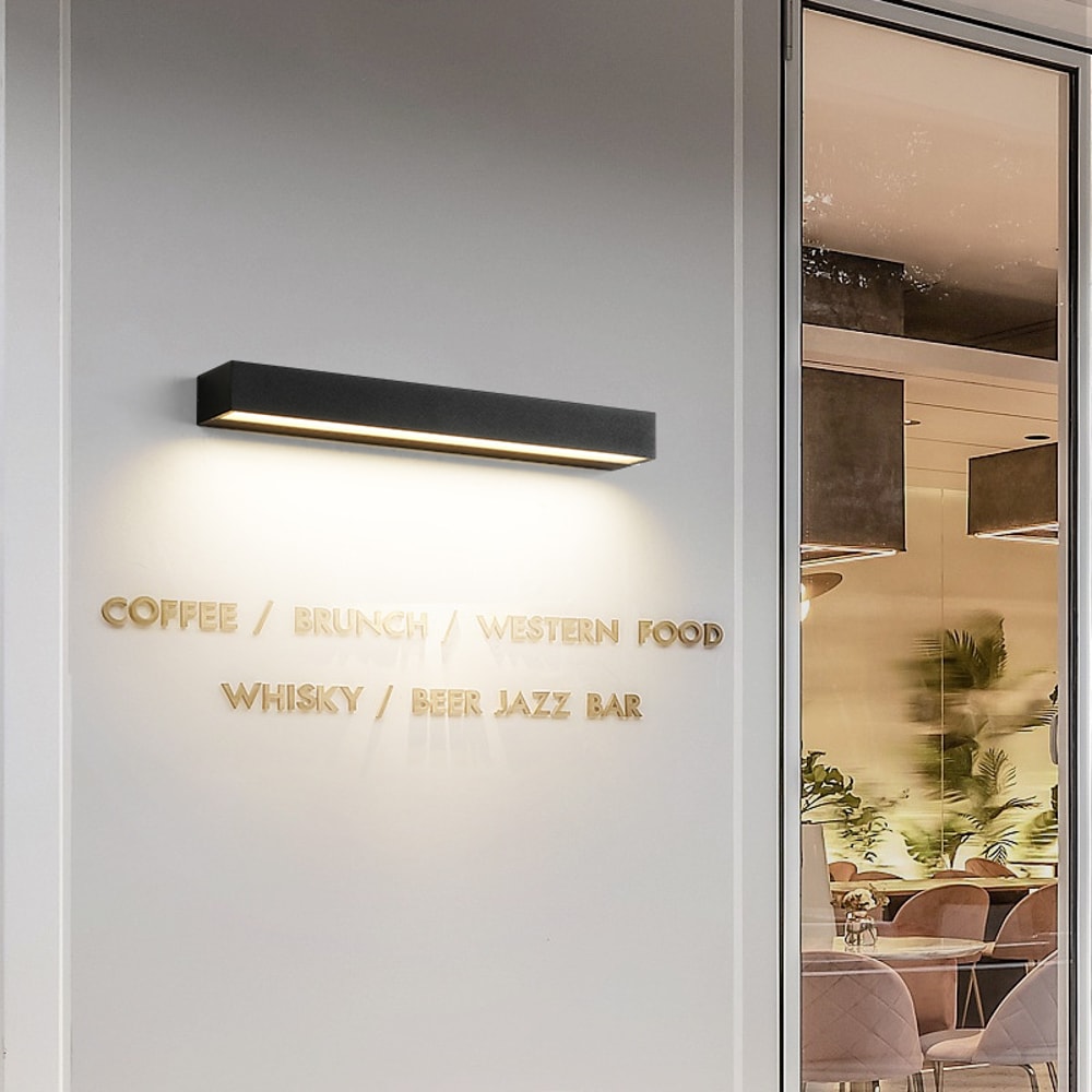 Outdoor Waterproof Wall Lamp Porch Light Aluminum Sconce Fixture Stairs Lighting Waterproof Door Wa 1