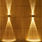 Water proof Solar Outdoor Wall Light, Up-down Bidirectional Lighting, Garden Decoration for Exterior Walls