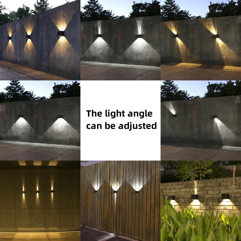 LED Solar Garden Light Waterproof Outdoor Lighting Energysaving Sunlight Lamp For Balcony Stair Fen 6