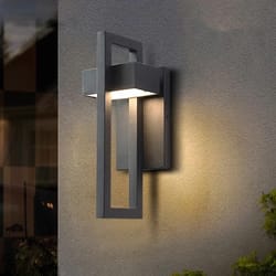 led wall lamp, decorative outdoor lighting fixtures, simple porch wall lamp, corridor garden sconce