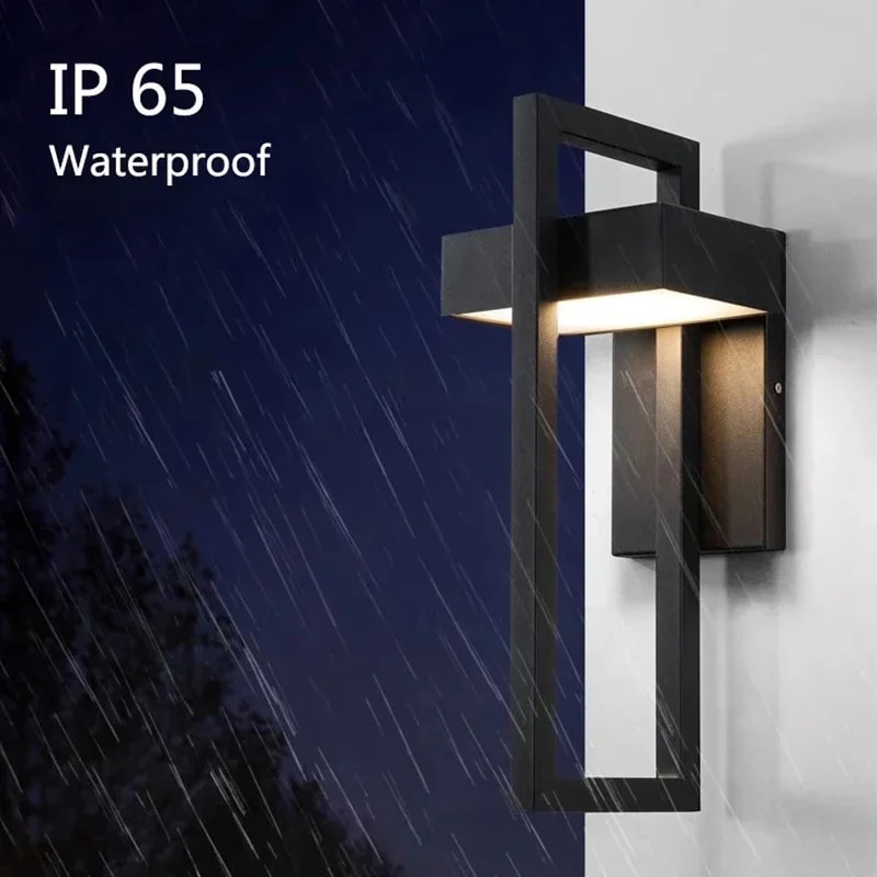 LED Wall Lamp Decorative Outdoor Lighting Fixtures Simple Porch Wall Lamp Corridor Garden Sconce 1