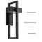 LED Wall Lamp Decorative Outdoor Lighting Fixtures Simple Porch Wall Lamp Corridor Garden Sconce 2