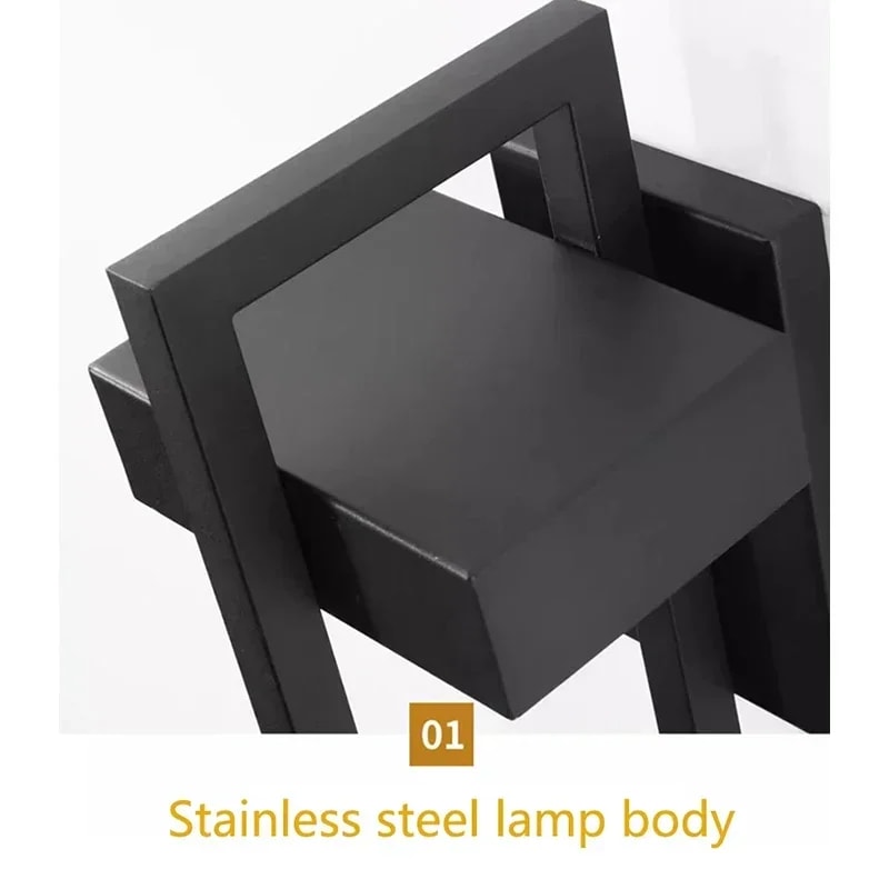 LED Wall Lamp Decorative Outdoor Lighting Fixtures Simple Porch Wall Lamp Corridor Garden Sconce 3