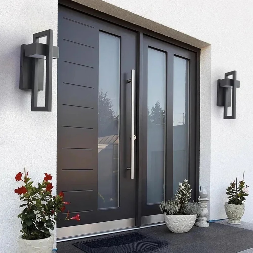 LED Wall Lamp Decorative Outdoor Lighting Fixtures Simple Porch Wall Lamp Corridor Garden Sconce 5