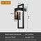 LED Wall Lamp Decorative Outdoor Lighting Fixtures Simple Porch Wall Lamp Corridor Garden Sconce 8