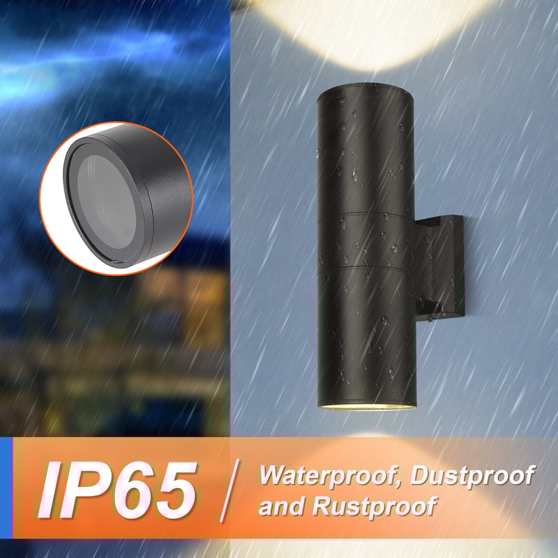 Modern Wall Lamp Bulb Outdoor Balcony Garden Lights Double Head LED Street Lights Indoor Room Wall