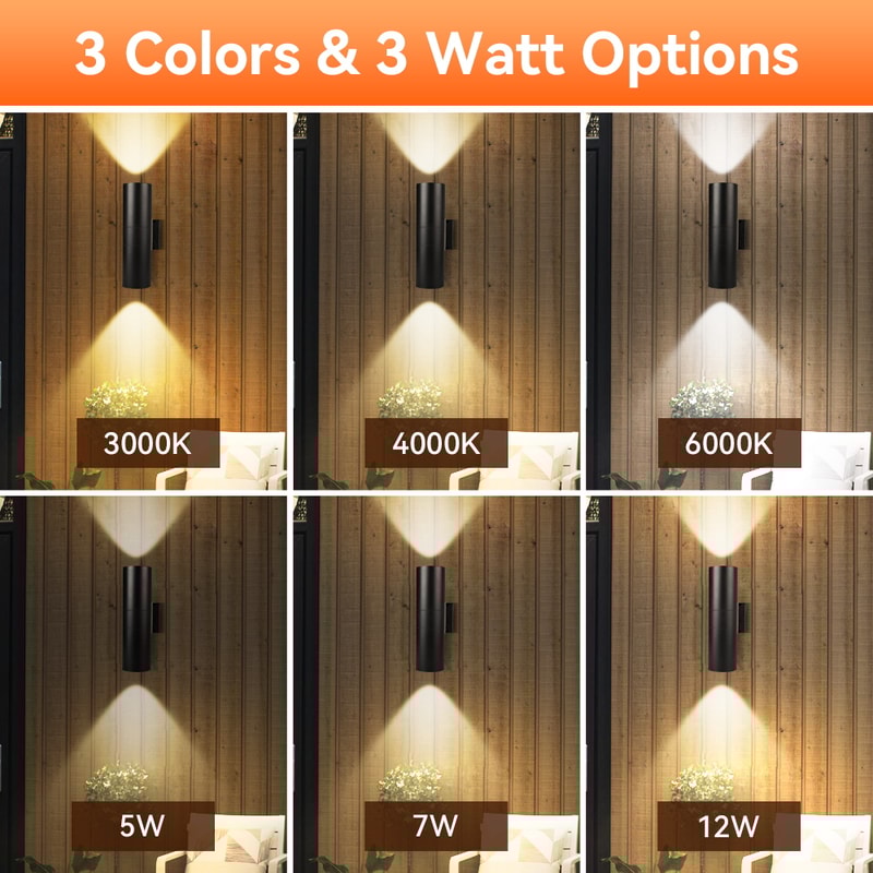 Modern Wall Lamp Bulb Outdoor Balcony Garden Lights Double Head LED Street Lights Indoor Room Wall