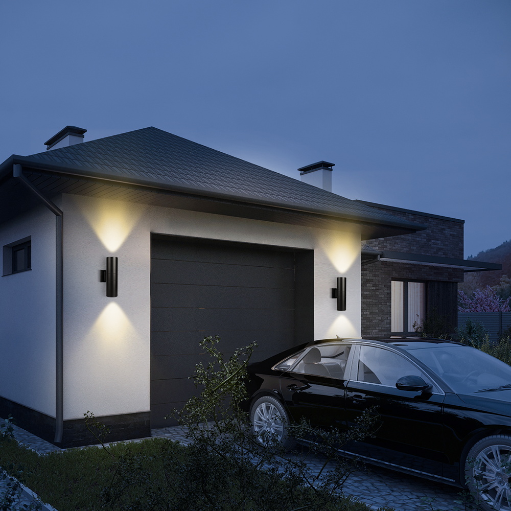 Modern Wall Lamp Bulb Outdoor Balcony Garden Lights Double Head LED Street Lights Indoor Room Wall