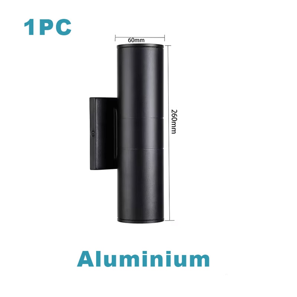 Modern Wall Lamp Bulb Outdoor Balcony Garden Lights Double Head LED Street Lights Indoor Room Wall