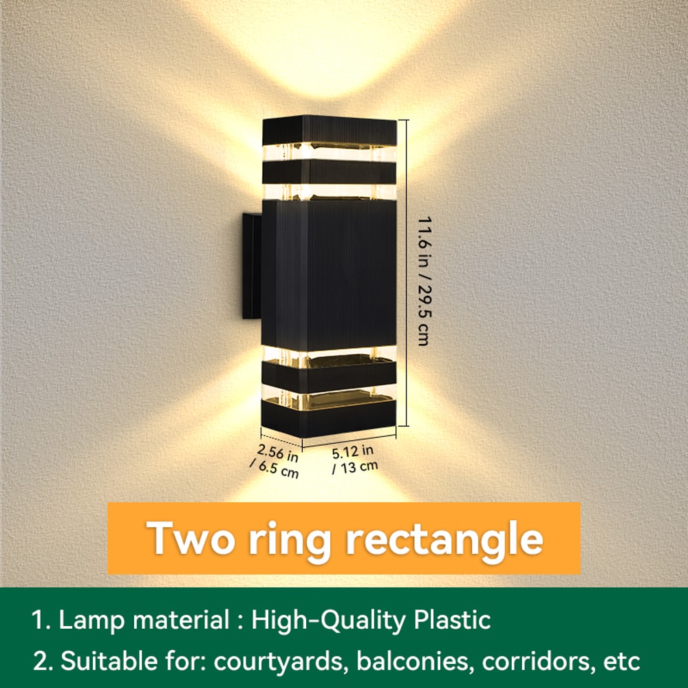 LED Wall Light Waterproof Sconces Lighting External Wall Washer For Porch Garden Street And Home De 11