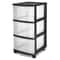 Plastic Storage Cart With Clear Drawers Rolling Organizer For Bedroom Kitchen Bathroom Craft Room P 0