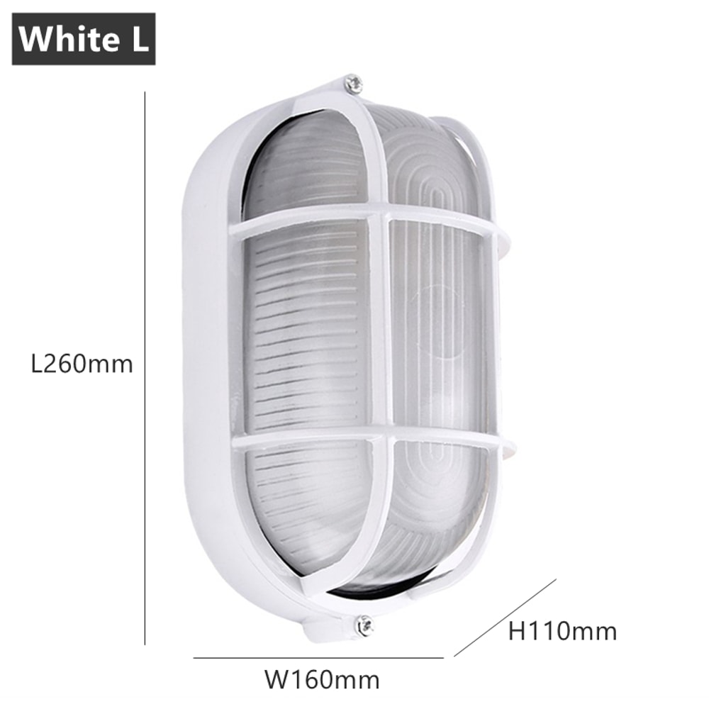Retro Moisture ExplosionProof Outdoor Wall Light Vintage Waterproof Ceiling Lamp Ideal For Wall Po 9