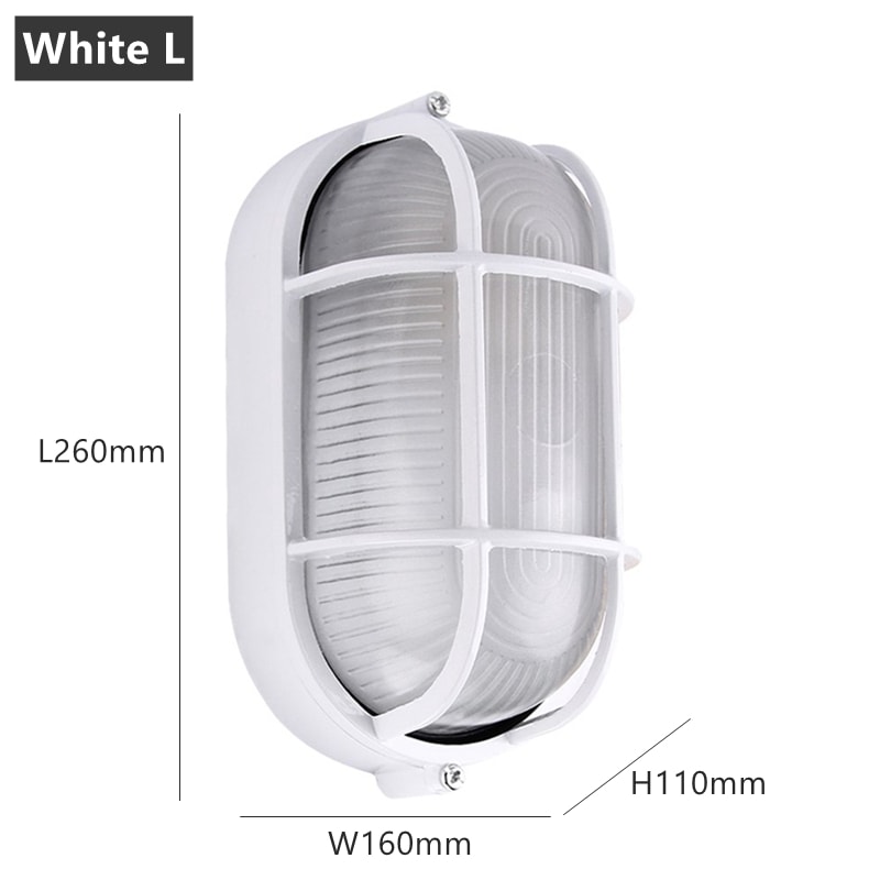 Retro Moisture ExplosionProof Outdoor Wall Light Vintage Waterproof Ceiling Lamp Ideal For Wall Po 9