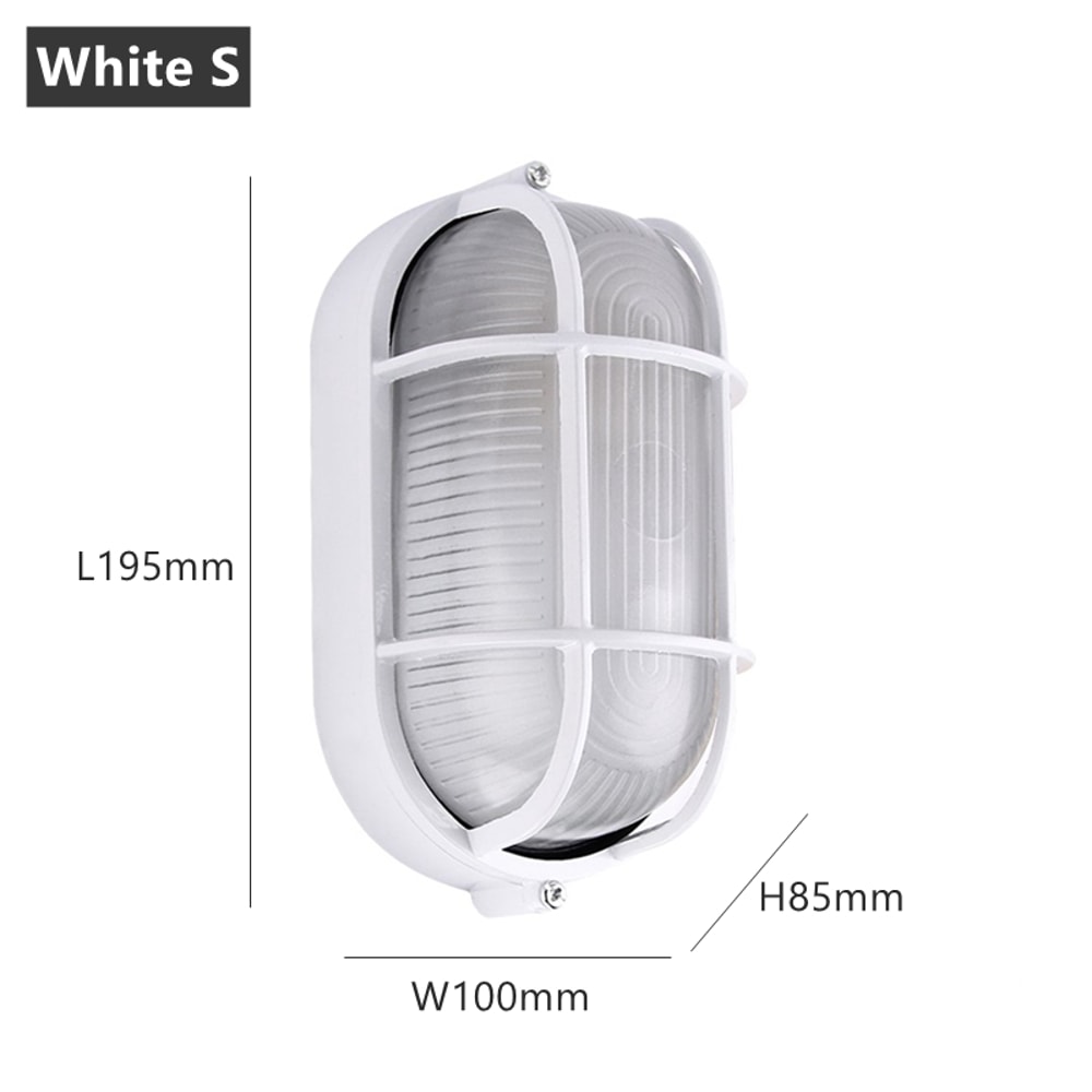 Retro Moisture ExplosionProof Outdoor Wall Light Vintage Waterproof Ceiling Lamp Ideal For Wall Po 7