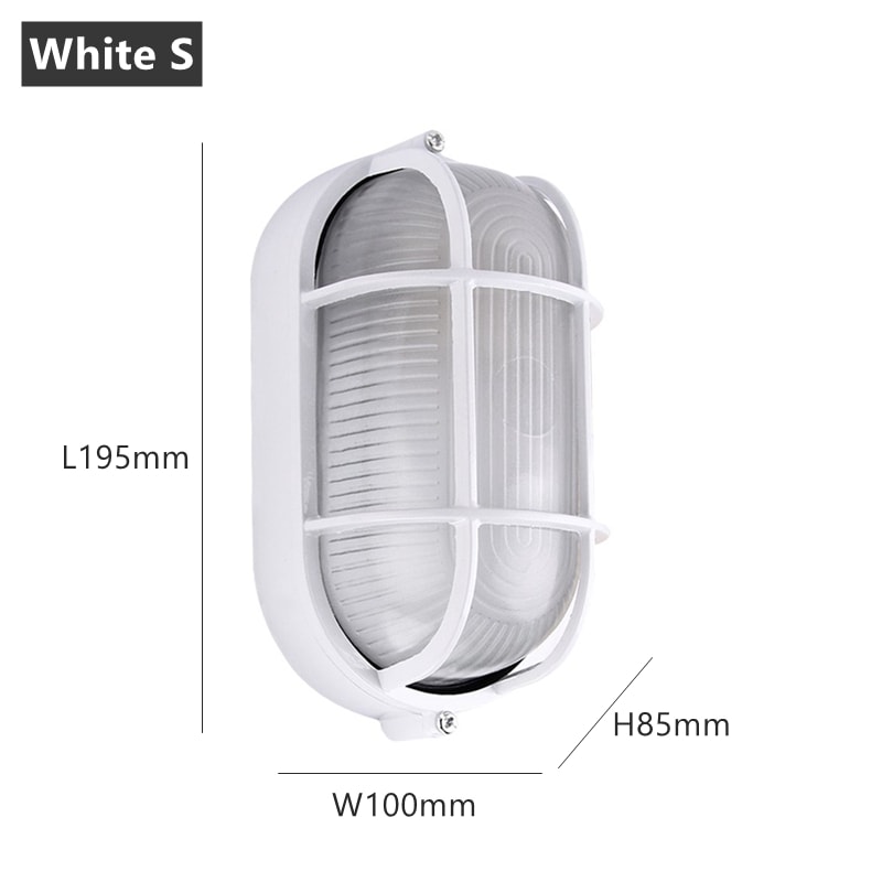 Retro Moisture ExplosionProof Outdoor Wall Light Vintage Waterproof Ceiling Lamp Ideal For Wall Po 7