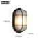 Retro Moisture ExplosionProof Outdoor Wall Light Vintage Waterproof Ceiling Lamp Ideal For Wall Po 8