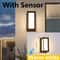 LED Wall Lamp Outdoor, Lamp Presence Sensor, Waterproof, Garden Porch Balcony Wall Light