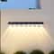 Solar Wall Light, Outdoor Waterproof Garden Decor, Balcony Staircase Fence Lamp, Solar Powered Sign Lighting