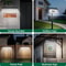 Solar Wall Light, Outdoor Waterproof Garden Decor, Balcony Staircase Fence Lamp, Solar Powered Sign Lighting