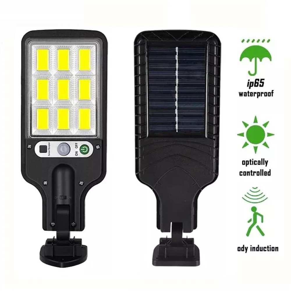 Solar Street Lights Outdoor Waterproof Human Body Sensing Courtyard Garden Wall Lighting Household 6