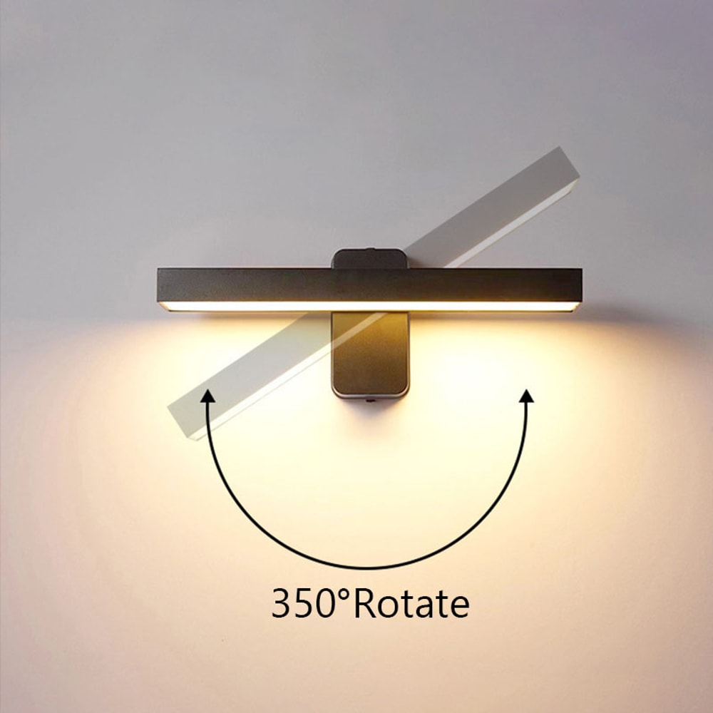 LED Outdoor Wall Lamp IP65 Motion Sensor Waterproof Rotatable Porch Light Villa Entrance Courtyard 2