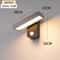 LED Outdoor Wall Lamp IP65 Motion Sensor Waterproof Rotatable Porch Light Villa Entrance Courtyard 8