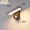 LED Outdoor Wall Lamp IP65 Motion Sensor Waterproof Rotatable Porch Light Villa Entrance Courtyard 8