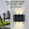 Outdoor LED Solar Wall Lamp Waterproof Upper And Lower Garden Lighting Fence Decoration Solar Lamp