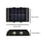 Outdoor LED Solar Wall Lamp Waterproof Upper And Lower Garden Lighting Fence Decoration Solar Lamp