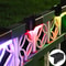 Solar Deck Light, Waterproof Outdoor Solar Power Garden Lamps, Railing, Stairs, Step, Fence, Yard, Patio Pathway