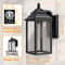 Outdoor Lights Fixture, Wall Sconce Porch Lights, Outdoor Wall Lantern for Exterior House, Garage, Patio Lights - Black