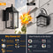 Outdoor Lights Fixture, Wall Sconce Porch Lights, Outdoor Wall Lantern for Exterior House, Garage, Patio Lights - Black