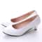 Shoes Ladies Pumps Medium Heel Nude Sexy High Heels, Wedding Shoes Women, Office Work White Pumps Party Shoes