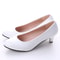 Shoes Ladies Pumps Medium Heel Nude Sexy High Heels, Wedding Shoes Women, Office Work White Pumps Party Shoes