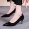 Sexy Red Bottom Women High Heels Classic Ladies Pumps Autumn Leather Dress Heel Shoes For Women 5