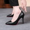 Sexy Red Bottom Women High Heels Classic Ladies Pumps Autumn Leather Dress Heel Shoes For Women 7