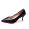 Sexy Red Bottom Women High Heels Classic Ladies Pumps Autumn Leather Dress Heel Shoes For Women 8