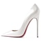 Heels For Women Trend Leather Luxury Red Bottom High Heels Pointed Toe Stiletto Pumps For Elegant S 7