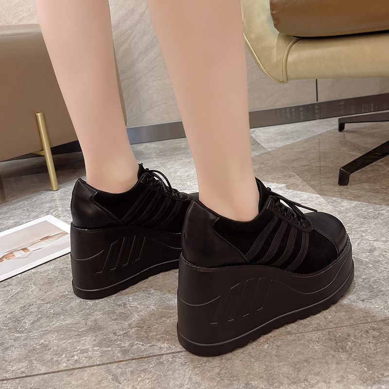 Big Size Black Design Female Goth Platform Fashion Cosplay Wedges High Heels Women Pumps Street Sne 3