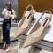 Summer New Pointed High Heels Fashion Elegant Ladies Shoes Women Sandals Casual Shallow Mouth Shoe 3