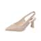 Summer Fashion Breath Able Pointed Toe Stiletto Heel PU Women Sandals Comfortable Elegant Shallow M 4