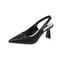 Summer Fashion Breath Able Pointed Toe Stiletto Heel PU Women Sandals Comfortable Elegant Shallow M 5