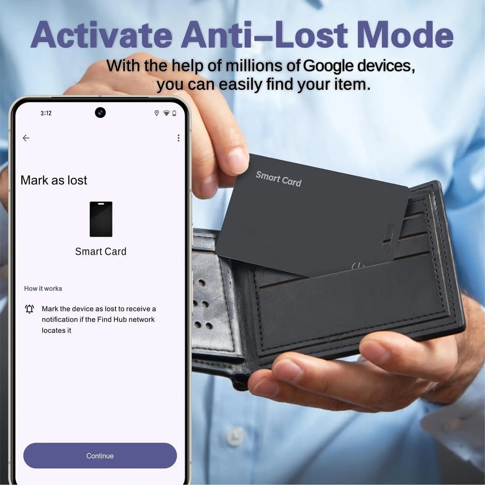 Wallet Finder For Android Smart Card Tracker Tag Wireless Rechargeable Item Locator Google App Wall 3