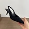 Summer Slip On Leopard Women Sandals Shoes Fashion Pointed Toe High Heel Stripper Party Ladies Sand 2