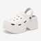 Thick Women Sandals Summer Slippers, High Heel Soft Sole, Waterproof Beach Garden Shoes, Outdoor Hole Shoes for Women