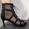 Black Sexy Lace Up Crosstied Women Shoes Comfort High Quality Thin Heels Open Toe Dancing Sandals A 1