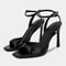 Elegant Ankle Strap High Heels Ladies Square Toe Fashion Party Dress Shoes Office Hollow Sexy Desig 4