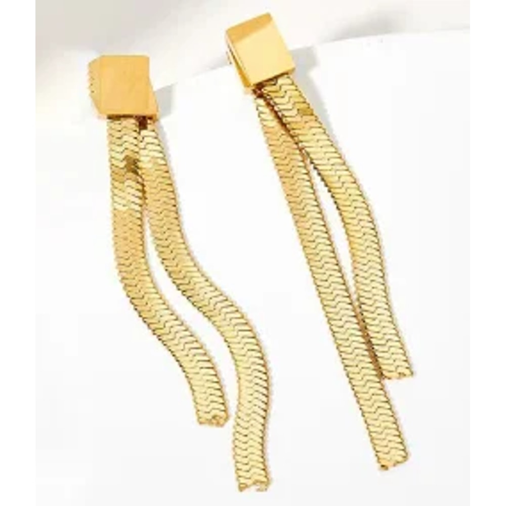 Luxury Shiny Zircon Hoop Earrings For Women Trendy Golden Stainless Steel Earrings Geometric Circle 6