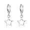 Creative Star Hoop Earrings Fashion Simple Earrings Cute Mini Little Star Gifts For Women Holiday J 4